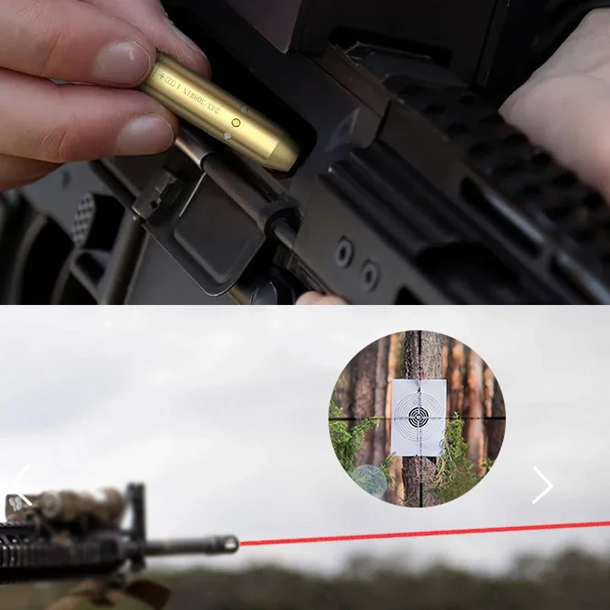 7MM 8MM 9MM 7.62x39 308 223 30-06 Tactical Red Laser Sight Collimator Laser Sight Hunting Glock AR15 Airsoft Accessories laser sight