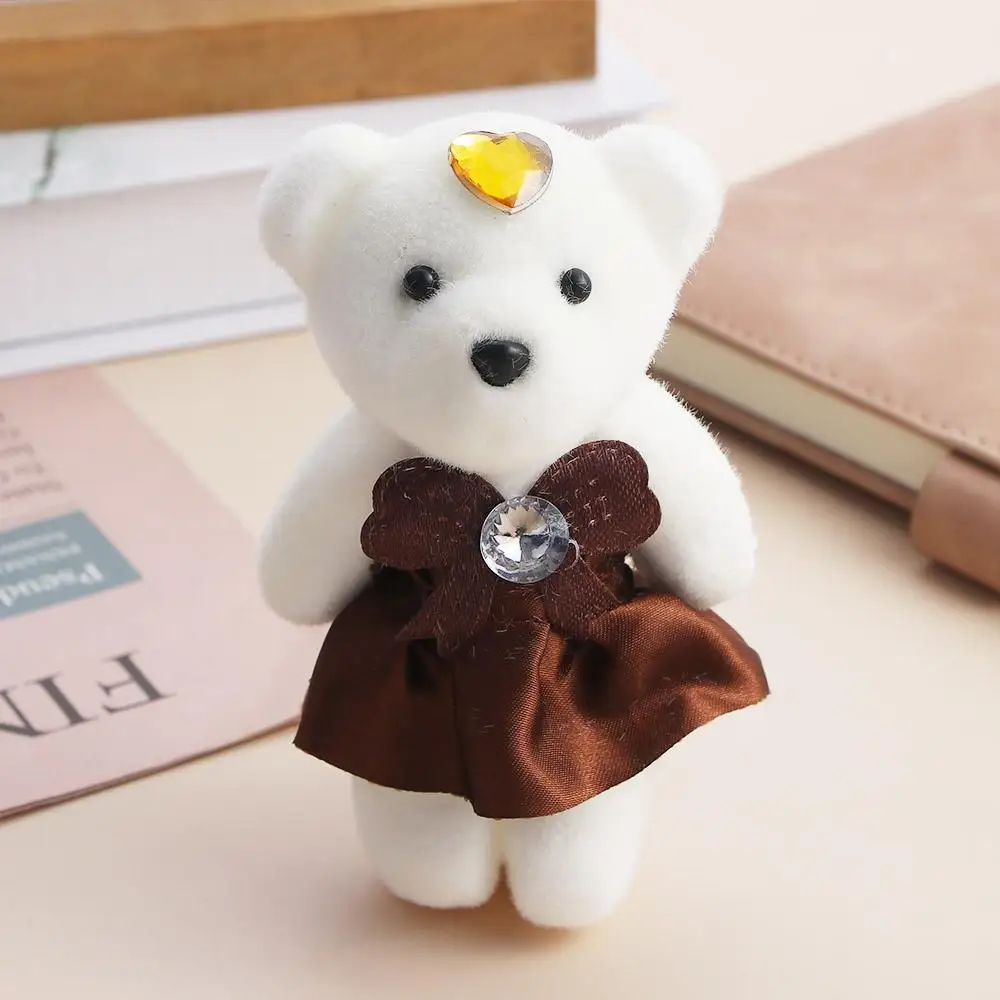 12CM Christmas Gift Doll Toy Decoration Plus Plush Plush Animal Kid Toys Bouquet Bear Plush Doll Small Bear Doll