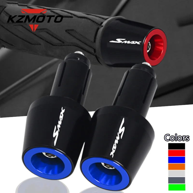 

For S-MAX SMAX 155 smax 155 7/8"22mm Motorcycle Universal Handlebar Grips Ends Handle Bar Cap End Plug Slider Accessories & Smax