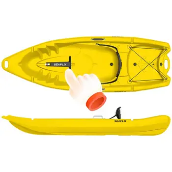 kayak kayak per due persone con corrimano per bambini per sport acquatici all'aperto