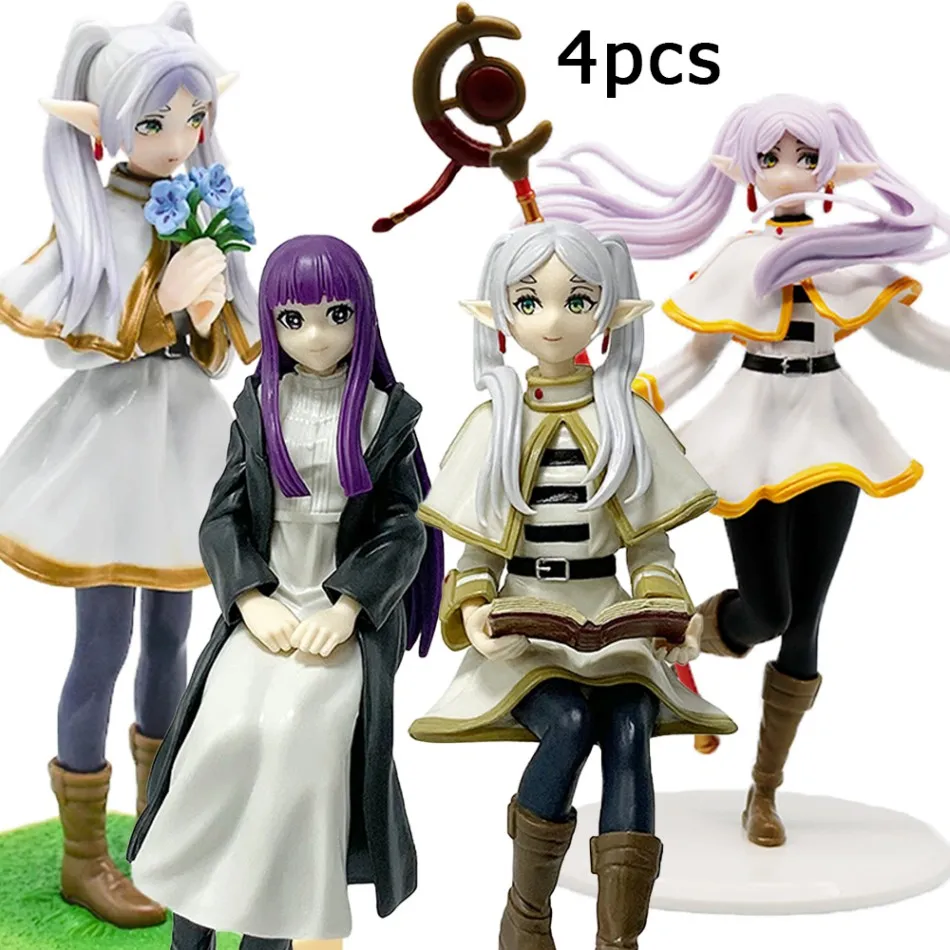 Frieren At The Funeral Super Kawaii PVC Statue - Cute Cartoon Action Figure Collectible