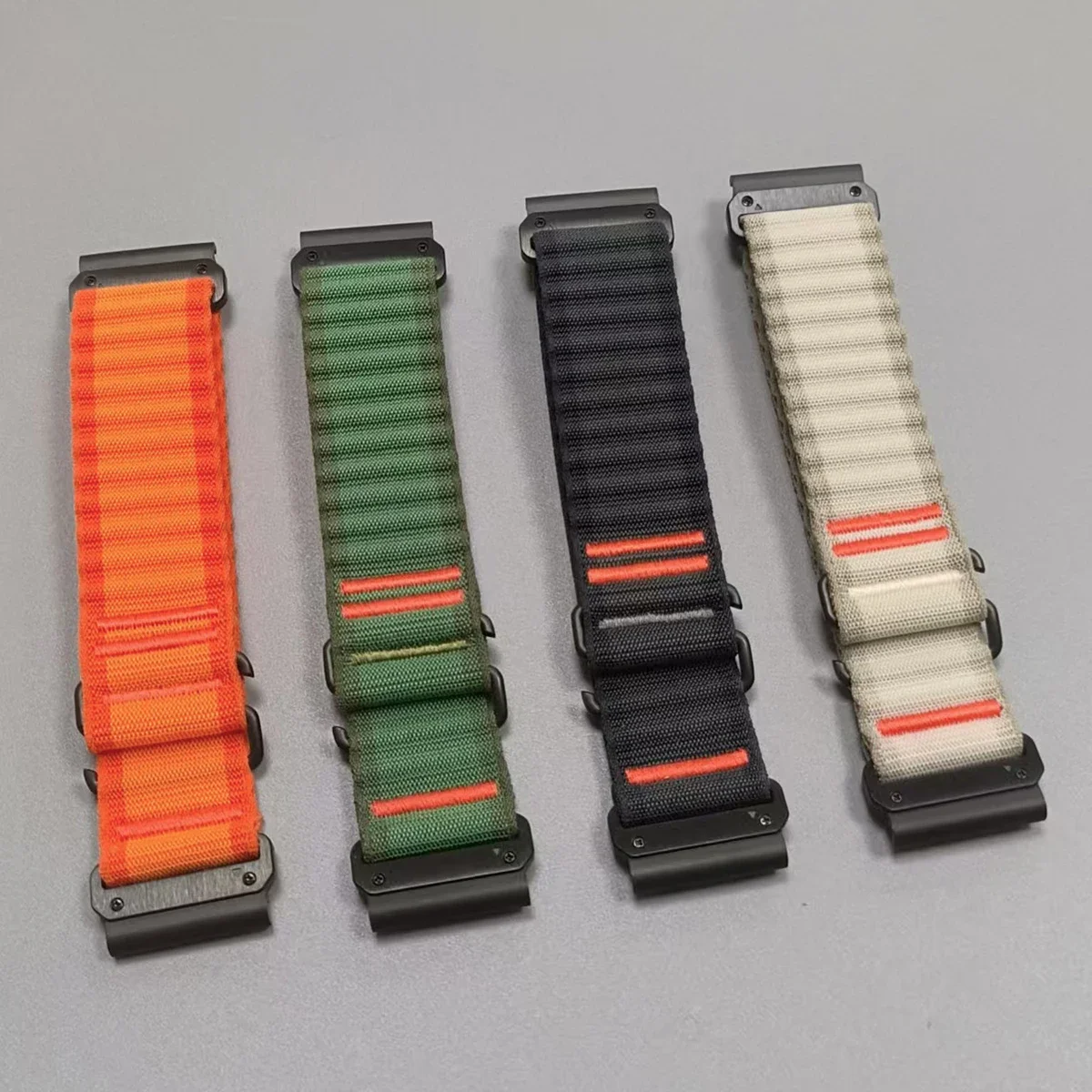 QuickFit Universal Nylon Watch Strap, 26mm/22mm, Premium Bracelet Accessory
