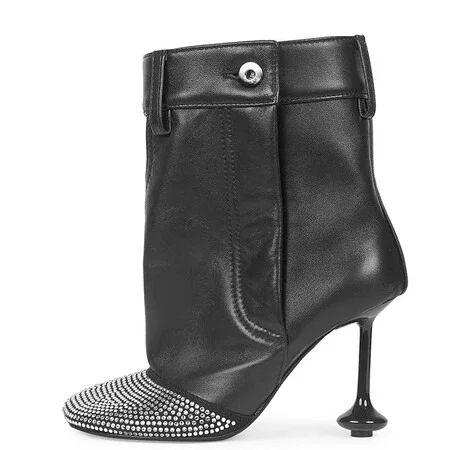 Black rhinestone