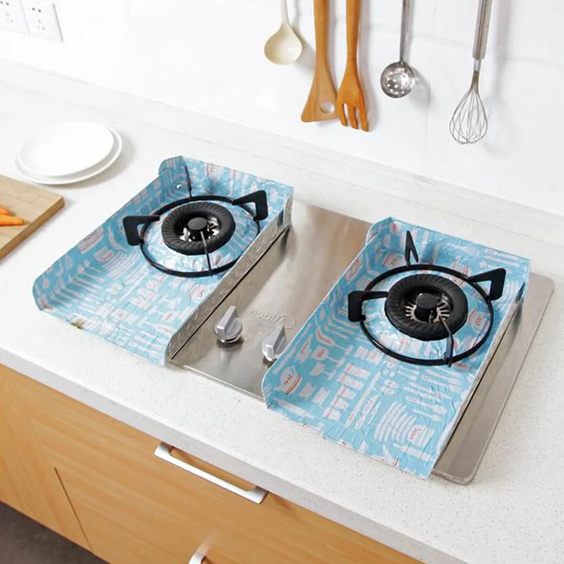 Gas Stove Tin Foil Protector Cover Non-stick Reusable Cooker Protective Aluminum Liner 1/2pc