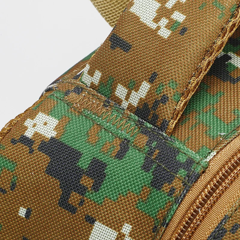Neueste Persönlichkeit Grund- und Sekundarschüler Schultasche Jungen und Mädchen Camouflage Schultasche Doppelte Umhängetaschen – Detail 14
