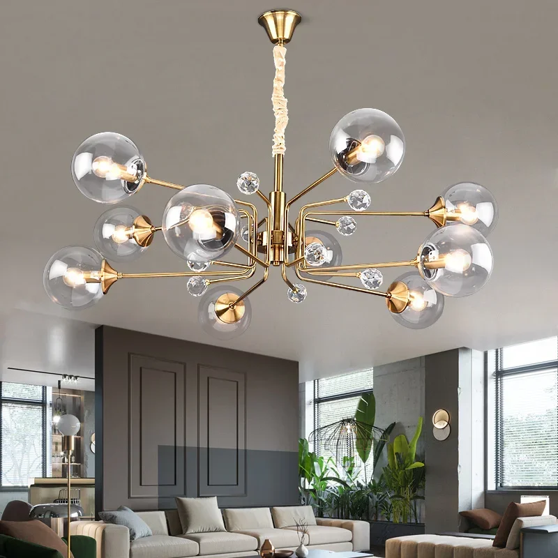 Modern Glass LED Pendant Light Fixture 4