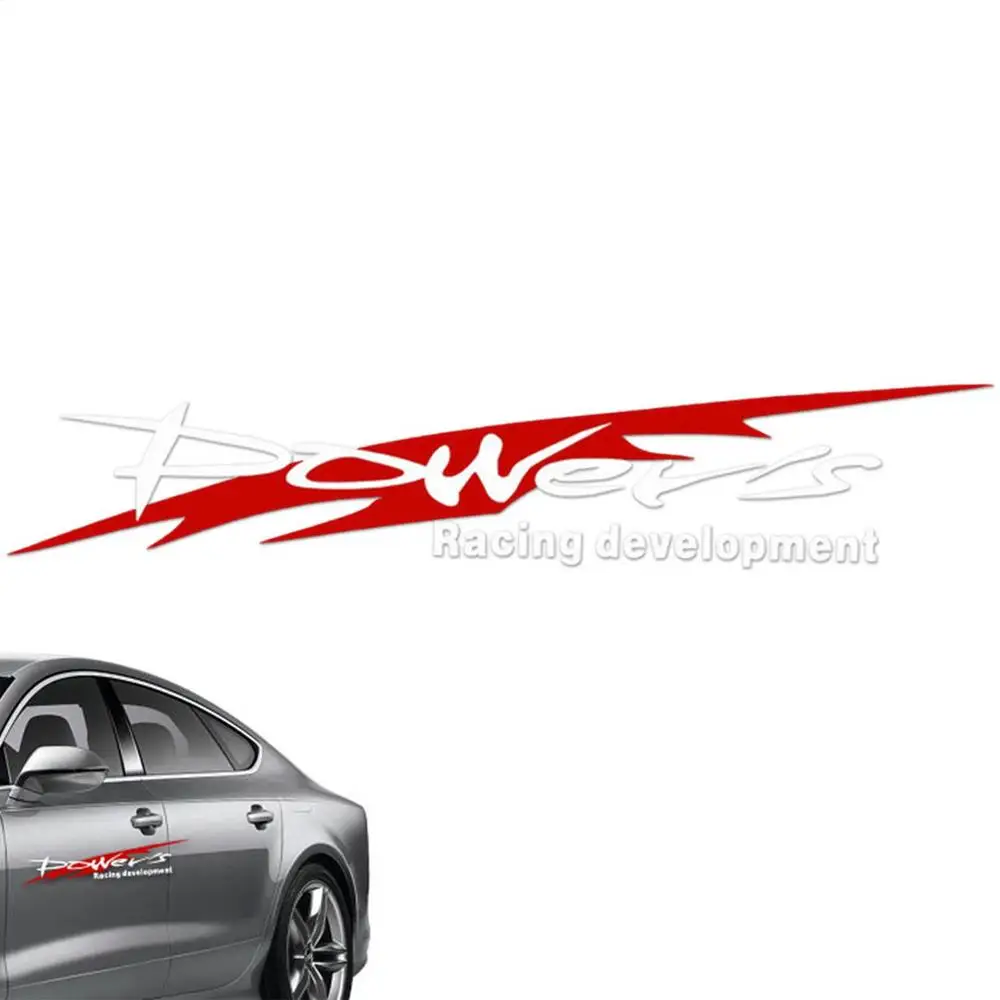 Racing Development Autoaufkleber Stilvoller Power's Racing Development Sportaufkleber Auto Reflektierender wasserfester Aufkleber – Detail 14