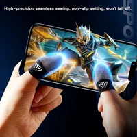 2 Pcs Mobile Game Fingertip Gloves Sweatproof Anti-slip Touch Screen Finger Sleeve Breathable Gaming Fingertip Cover For Gamer - Image 2