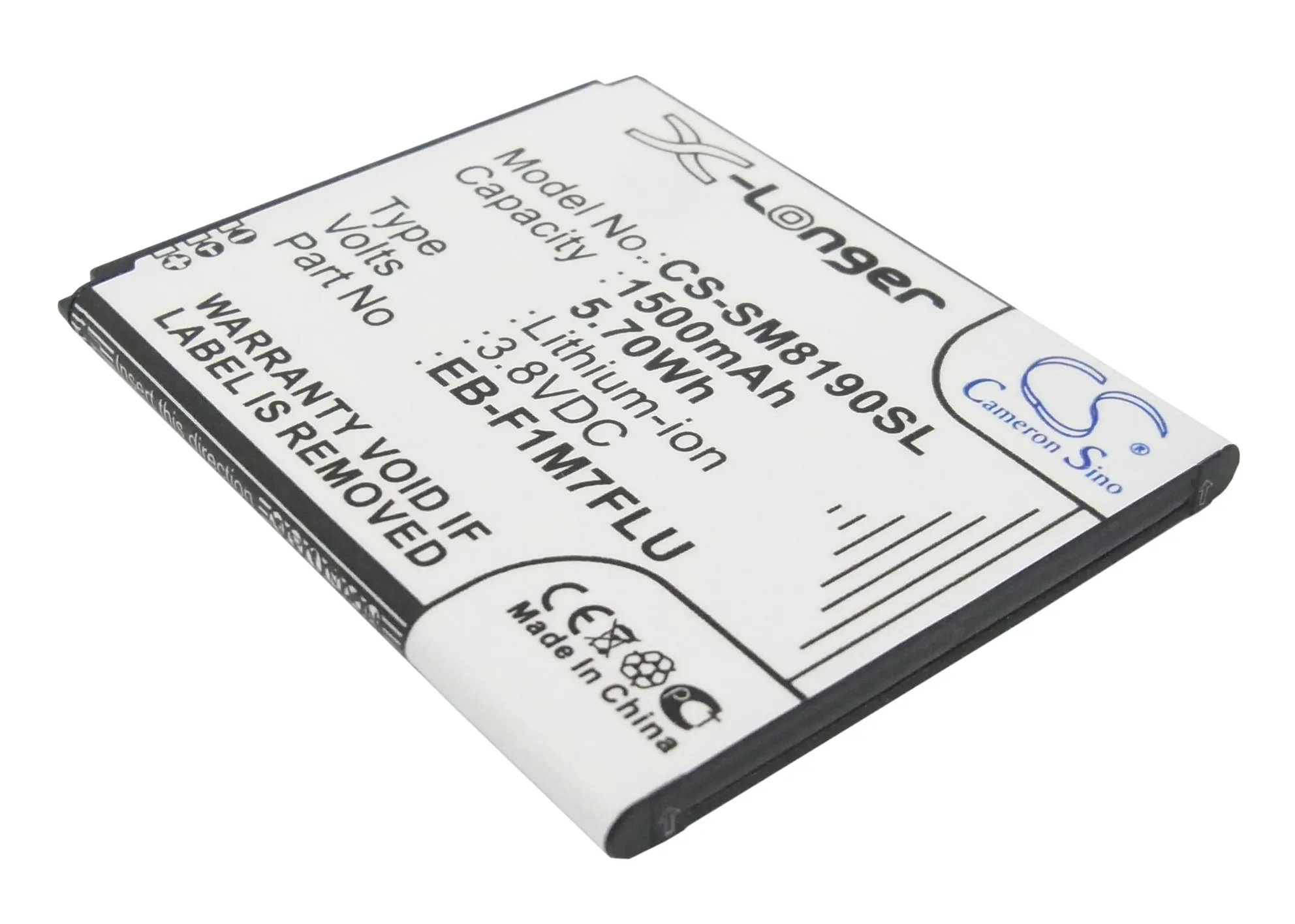 Batteria 1500Mah Eb-F1M7Flu Gh43-03795A Per Samsung Galaxy S Iii Mini Value Editio Gt-I8190