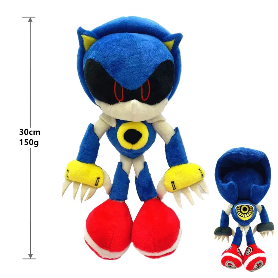 Black Peluche 30 Cm Sonic Tails Ombra Il Riccio Nocche Giocattolo Super Sonic Peluche Morbido~p146767827 - Foto 5