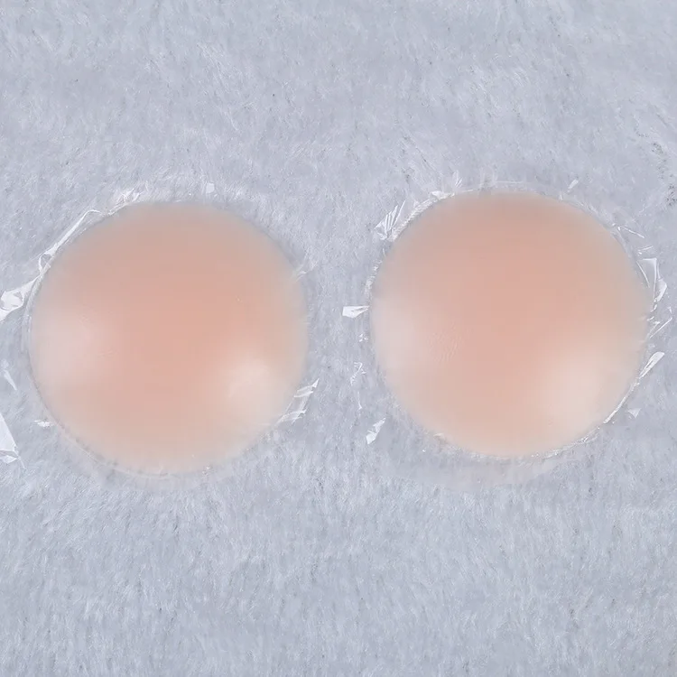 Silicone Breast Patch Silicone Nipple Cover Invisible Stick On Bra Sticky Bra Breast Nipple Covers Silicone Adhesive Bra Silicone Stickers Breast Sticker Reusable Self Adhesive for Woman