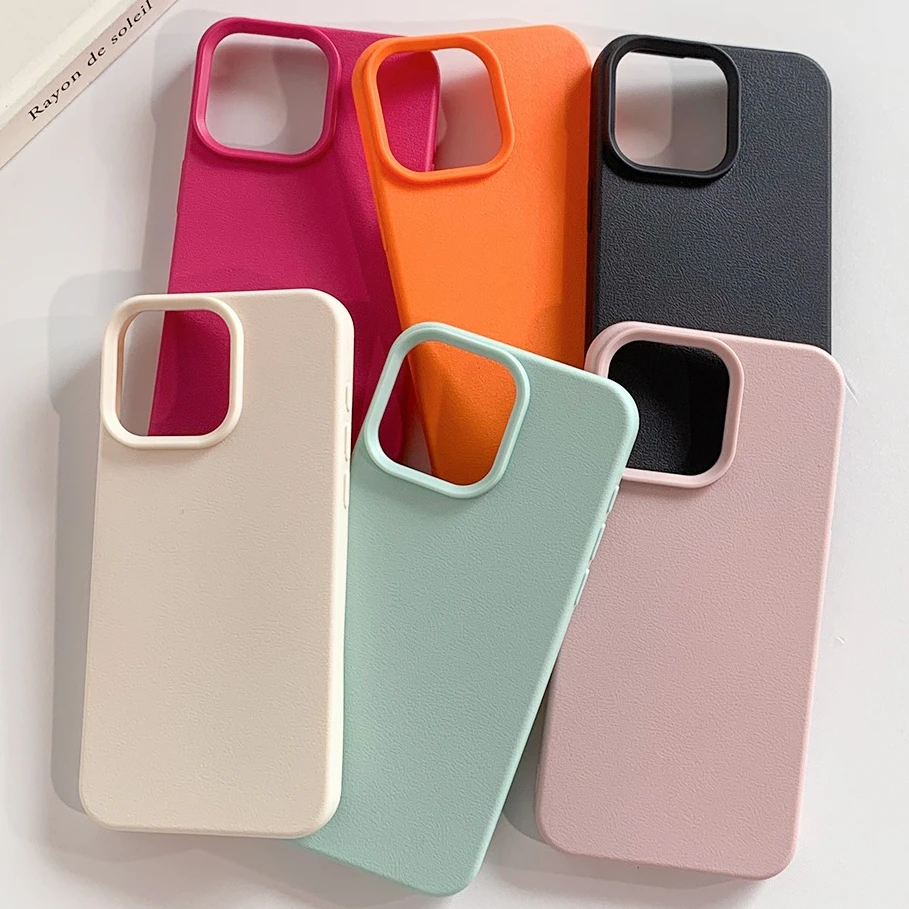 Elegant Leather TPU Phone Case Cover