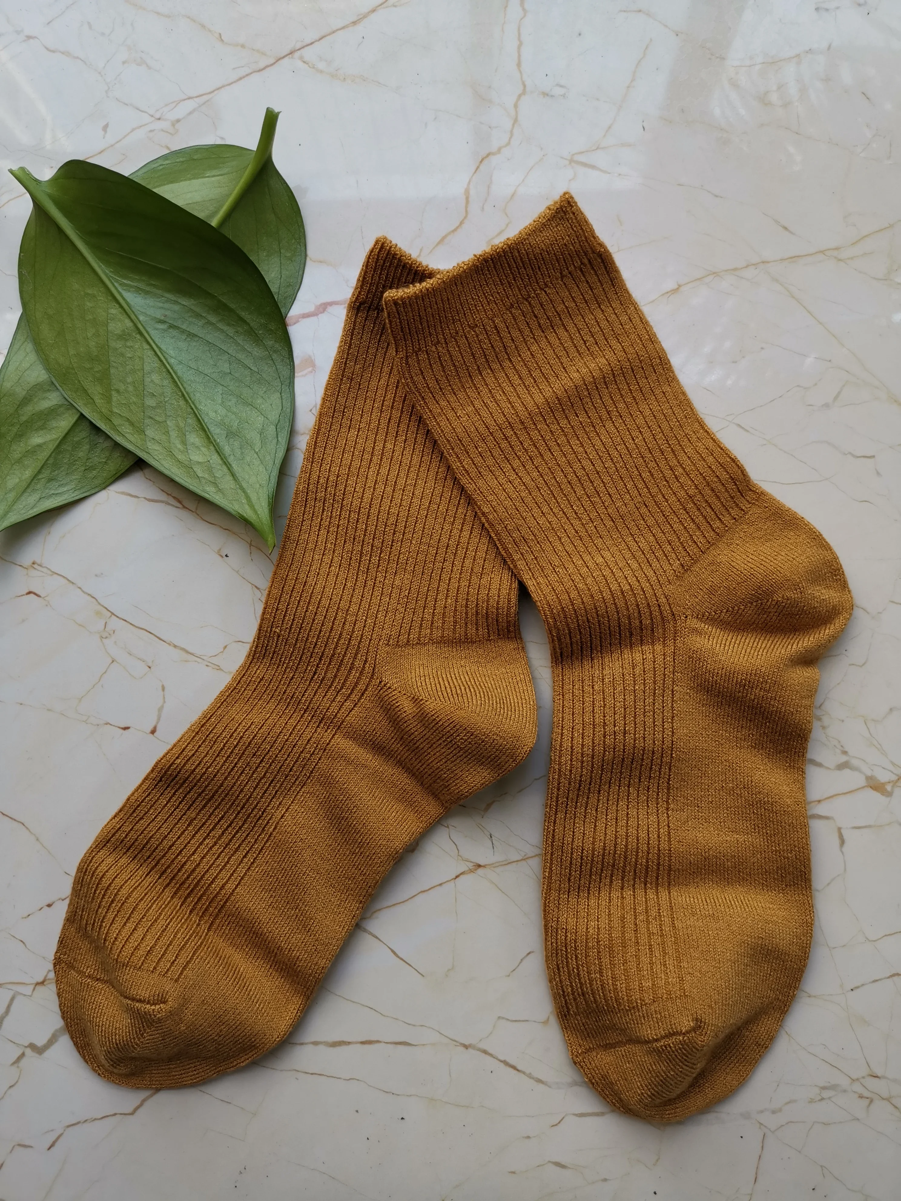 Socks For Women 2024 Autumn Winter Solid Color Warm Breathable Women's Socks Long Fashion Casual stockings women - 5