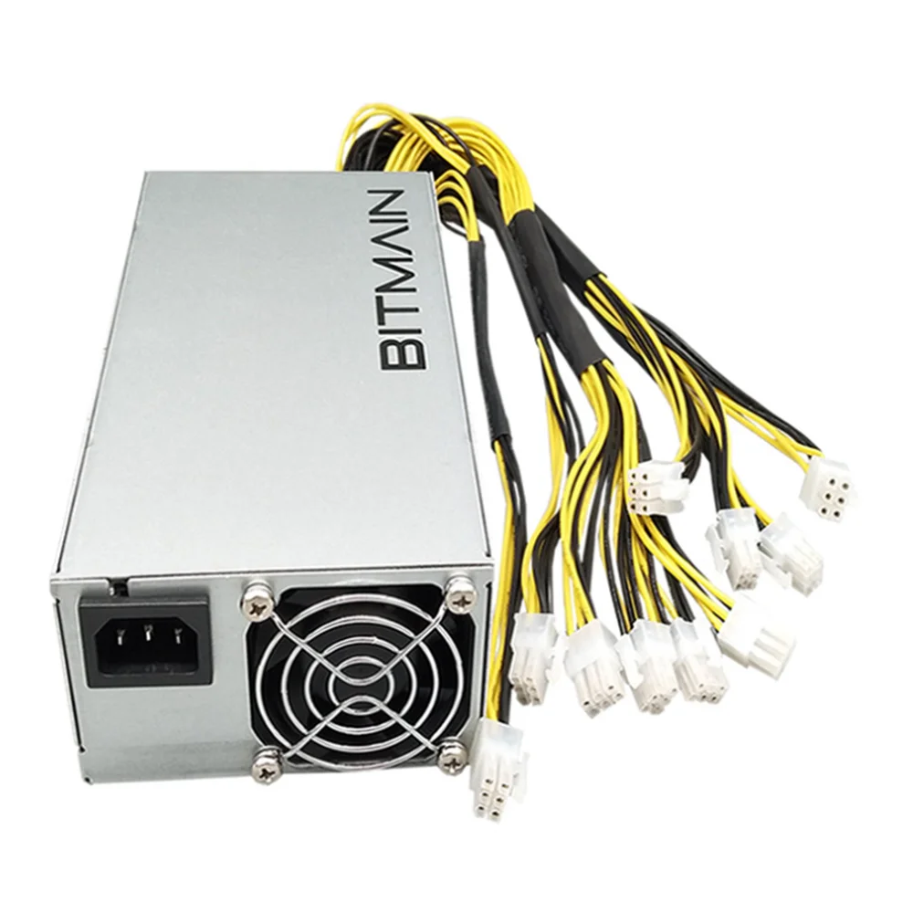 Hot Sale APW7 1800W Power Supply Mining PSU for Bitmain Antminer  S9/L3+/A6/A7/R4/S7/E9 with 10X PCI-E 6Pin Connectors - AliExpress