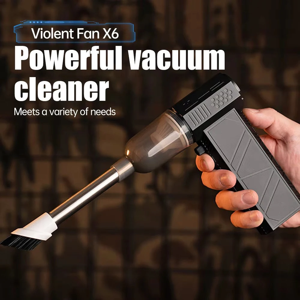 X6 High Speed Violent Turbofan 140000RPM fan with suction head Outdoor USB charging brushless turbojet fan