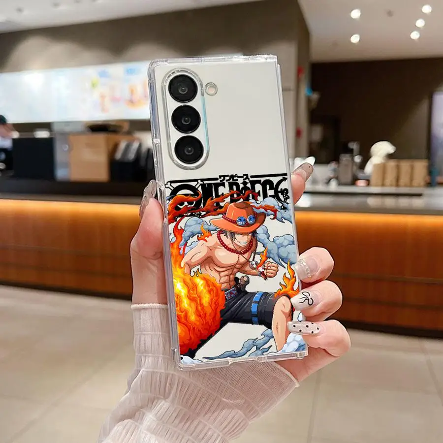 One Piece Inspired Nico Robin & Nami Transparent Soft Phone Case