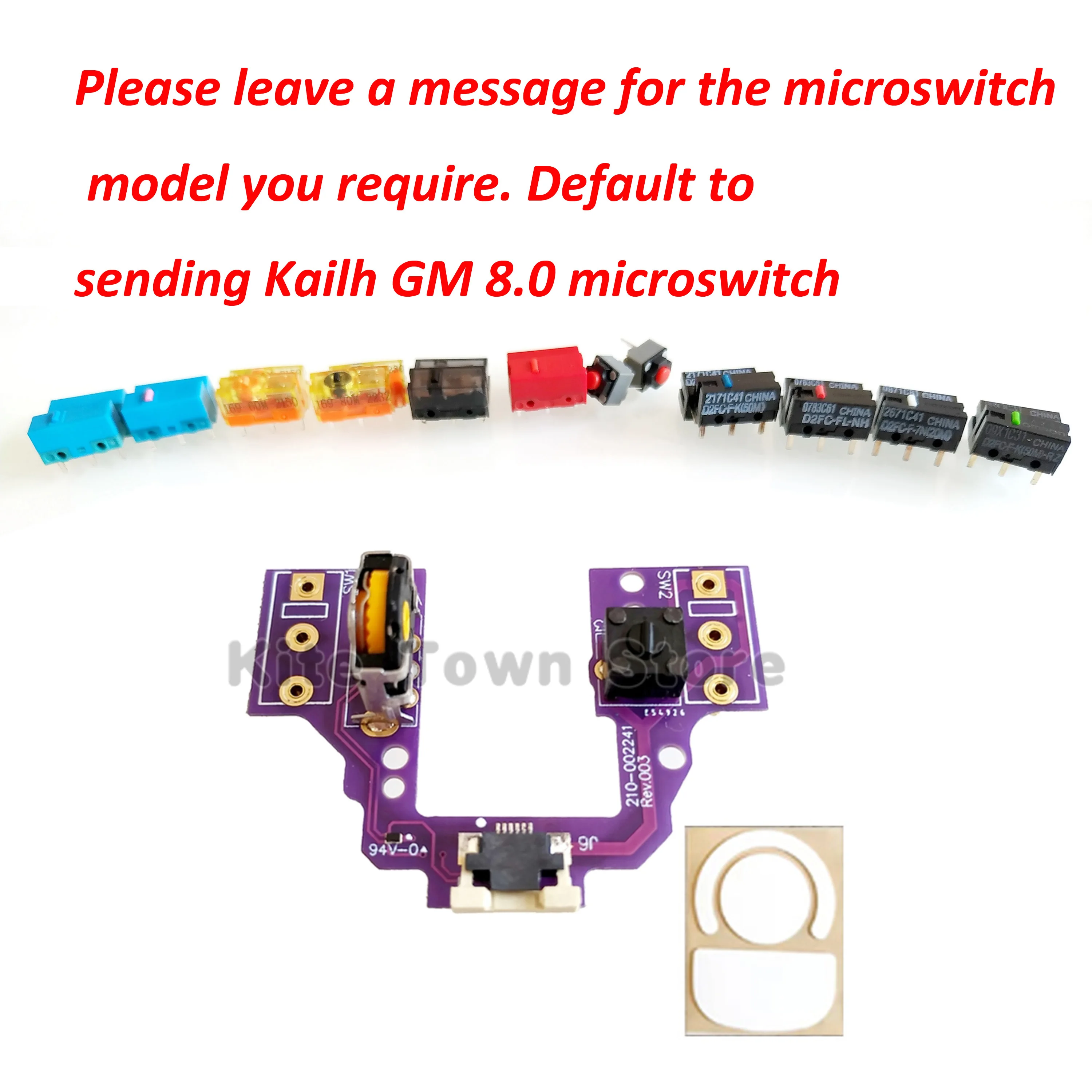 Substituição do Mouse Placa Mãe Hot-swap Botão Placa para Logitech g Pro x Superlight Gaming Mouse Fit Kailh Ttc Omron Micro Switc - Imagem 5