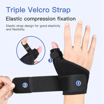 1PC stecca flessibile supporto per pollice da polso tutore per tendinite artrite protezione per pollice traspirante adatta per mano destra e sinistra