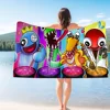 R-Rainbow F-Friends Beach Towel For Kids Personalized Bath Towel Pool Towel Vacation Gift Picnic Towel Party Gift 5
