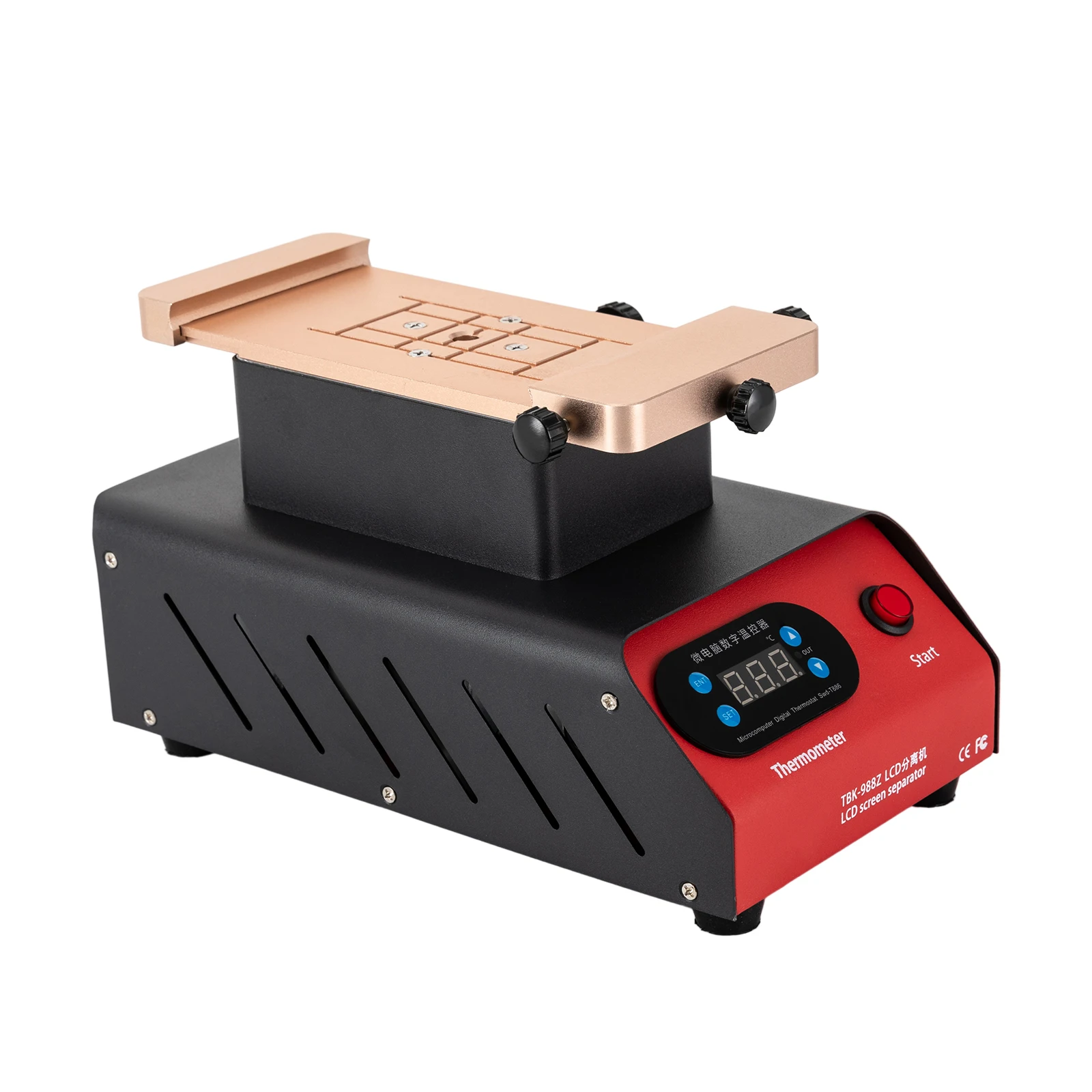LCD Screen Separator Machine, Strong Suction, 360&deg; Rotation, Adjustable Temperature, Compact for Mobile Repairs