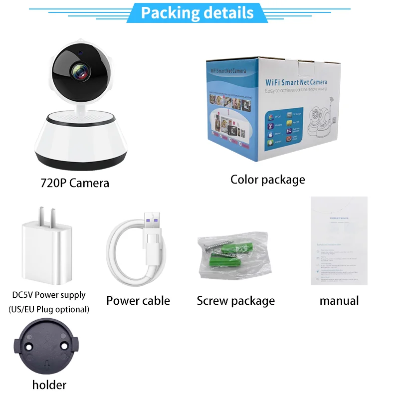 

Smart Wifi Camera Home Security Infrared Voice Alarm Picture Push Smart Home Wireless Ip Camera For Ios Android Cctv