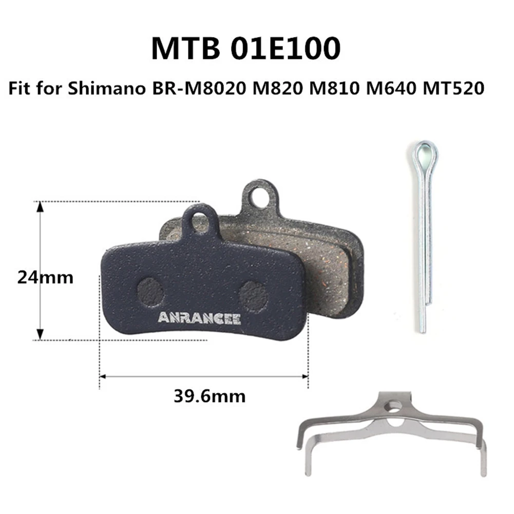 Metal Resin Disc Brake Pads Black ForShimano 01K100 MTB Road Bike Mountain Bicycle BR-C501 M575 M525 M495 M486