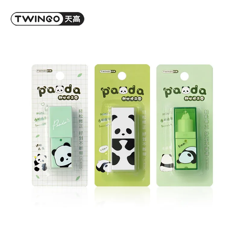 Panda Animals Lipstick Shape White Out Correction Tape Portable Promotional Stationery