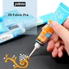 1PC PEBEO Setacolor 3D Fabric Paint 20ml Permanent Non-Toxic Textile Hook Line Pen Waterproof Diy Hand Painted Clothes Pigment 1
