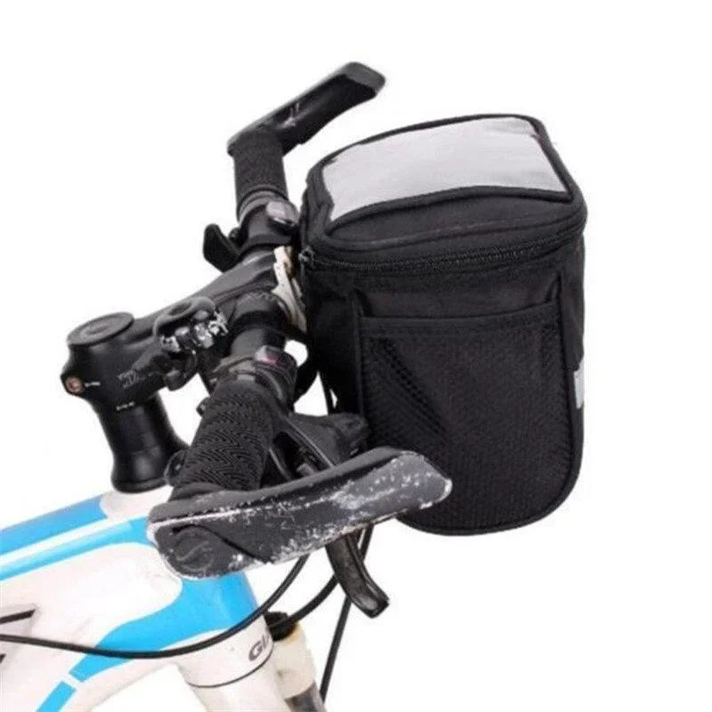 Cycling Handlebar Bag with Phone Mount Holder