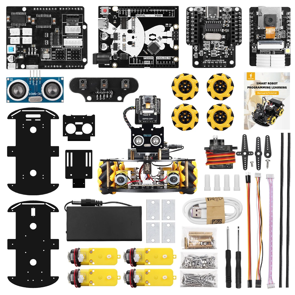 Robotic Starter Kit For Arduino Programming with ESP32 Cam and Codes, Learning and Develop Skill Smart Automation Complete Kit - Image 5
