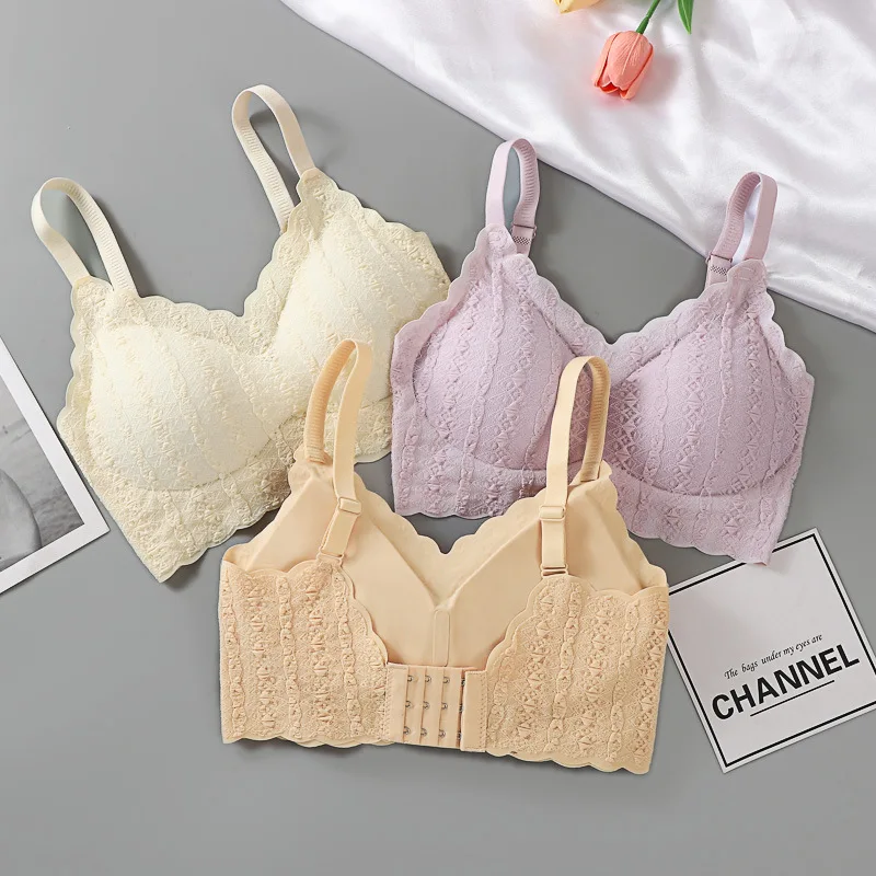 

Sexy Deep U Cup Bras For Women Push Up Lingerie Seamless Bra Bralette Backless Bras Intimates Underwear Hot Plus Size
