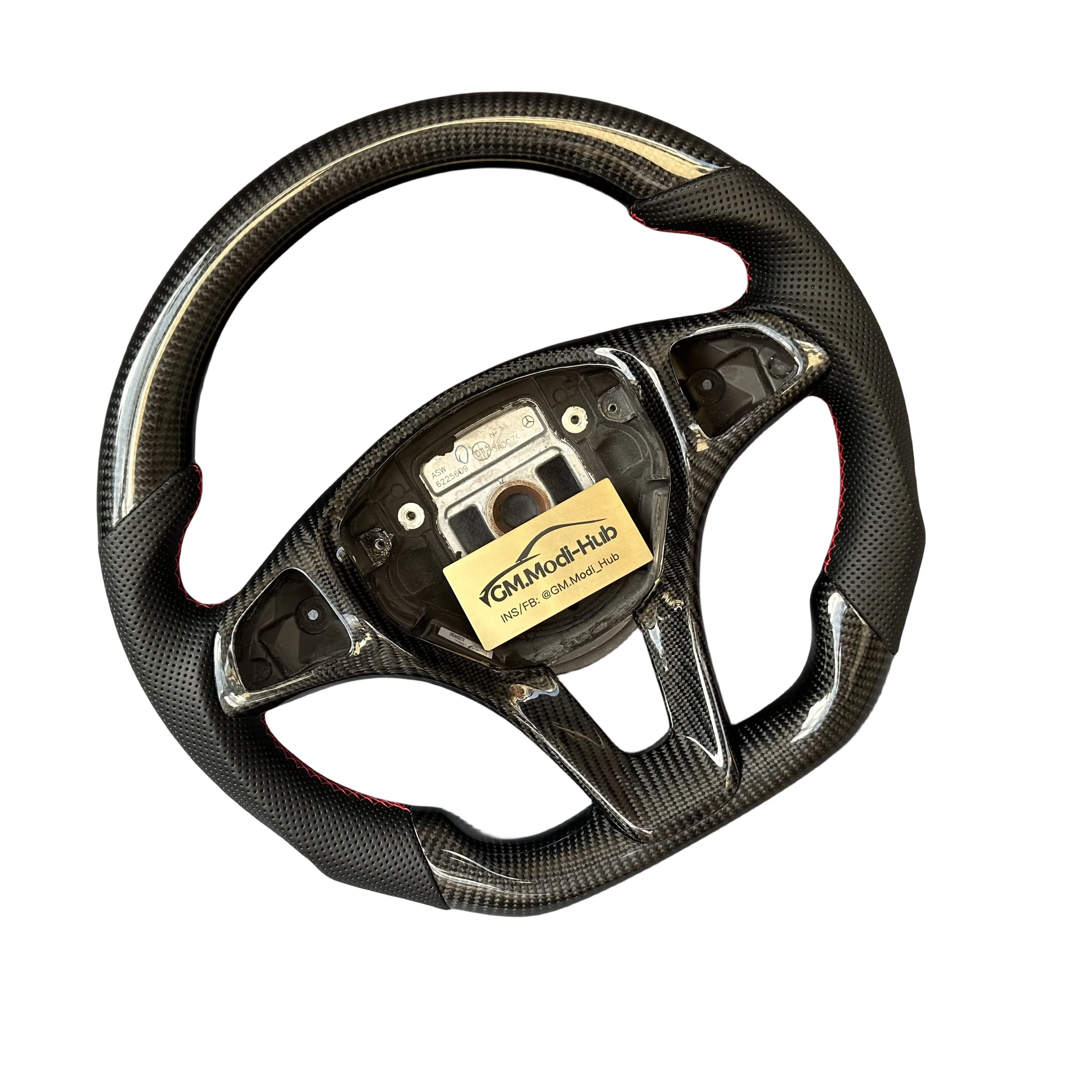 

Для GM.Modi-Hub 100% Настоящее углеродное волокно Рулевое колесо для Mercedes-Benz W205 W176 C300 C180