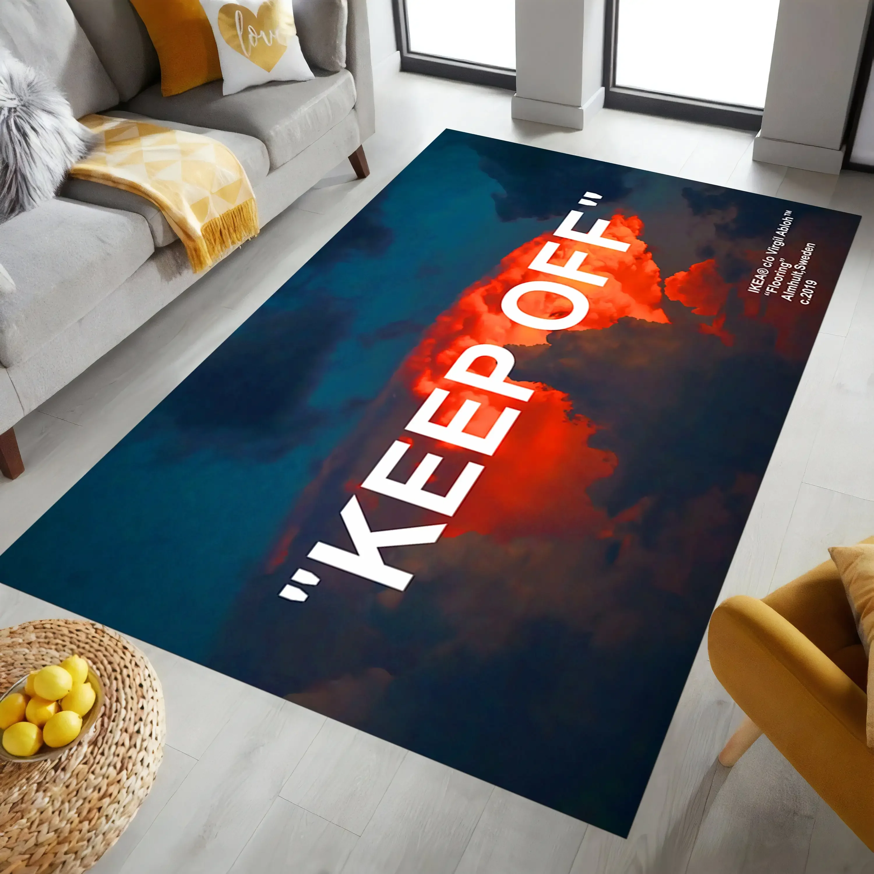 Keep Off Carpet Keep Off Clouds Rug Traditional Abstract Rug Home Decor Modern Popular Non slip Area