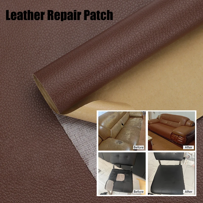 Self Adhesive Leather Patch Sofa Repair Refurbishing Leather Sticker Furniture Table Chair Patch