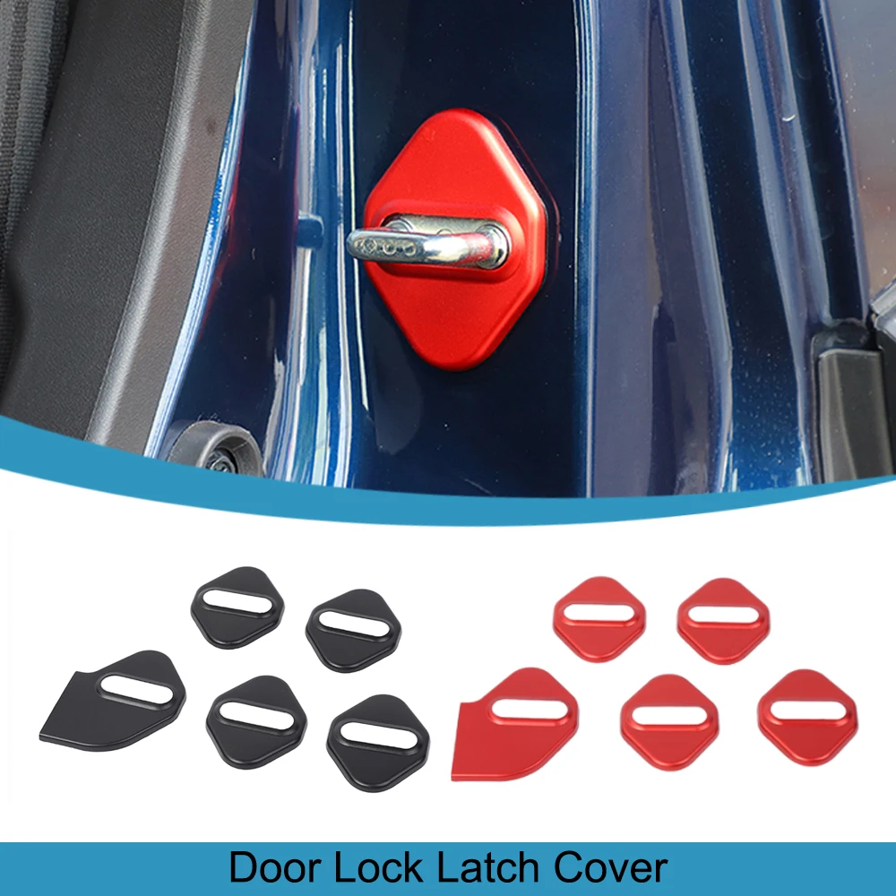 

Door Lock Latch Cover Protection Buckle Decoration Trim for Suzuki Jimny 2019-2023 JB64 JB74 4-Door Car Interior Accessories