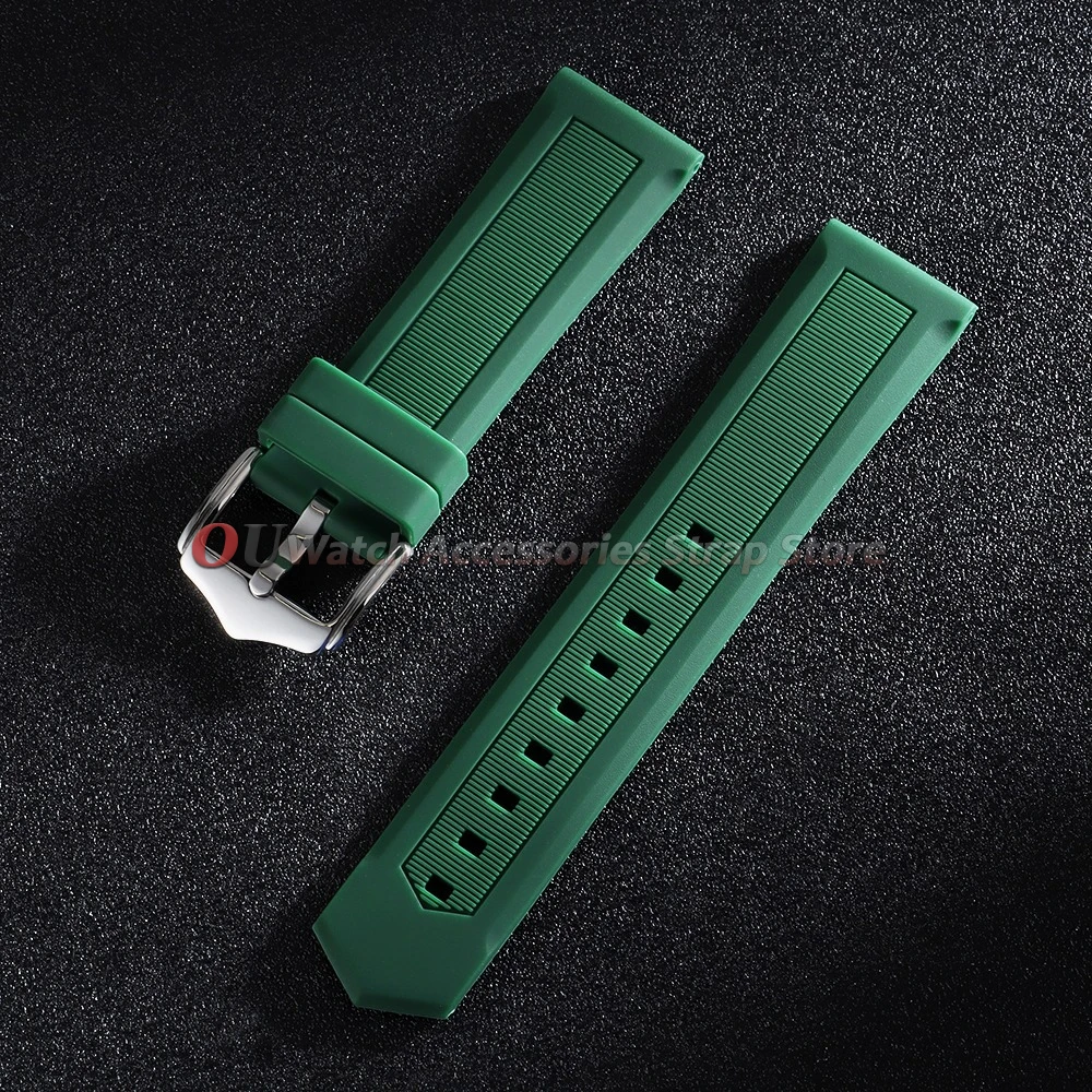 Universal Silicone Waterproof Watch Band - Versatile Rubber Wristband