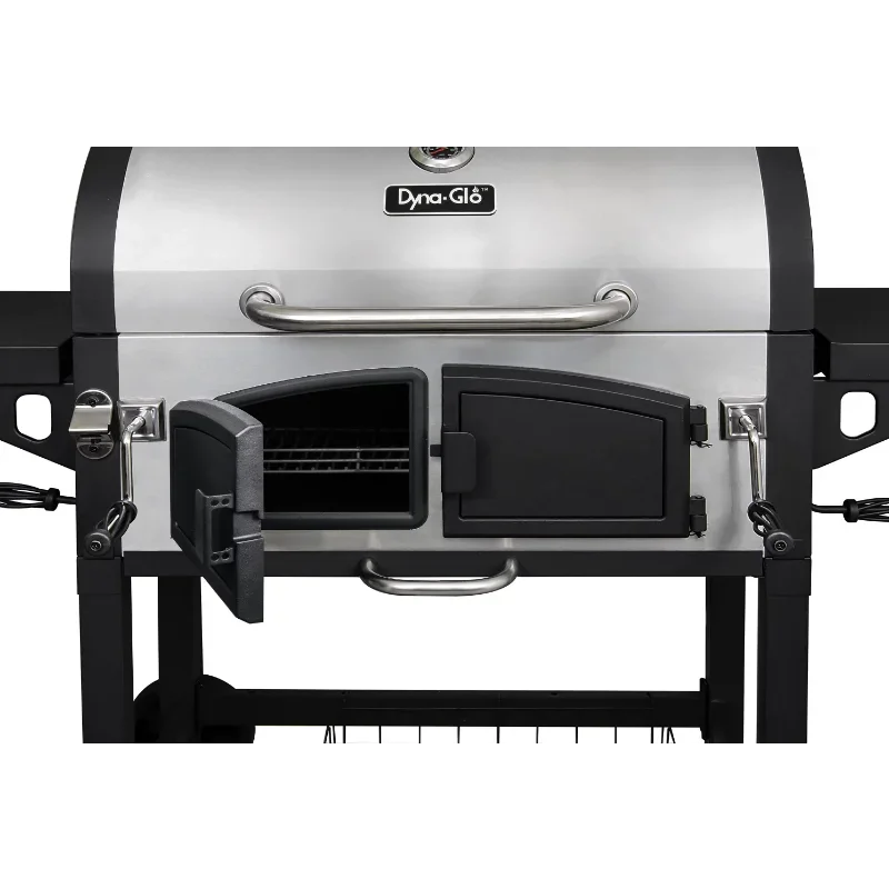 Dvojí kamera nerez ocel dřevěné uhlí BBQ gril BBQ outdoorové  grilování  BBQ  přenosné