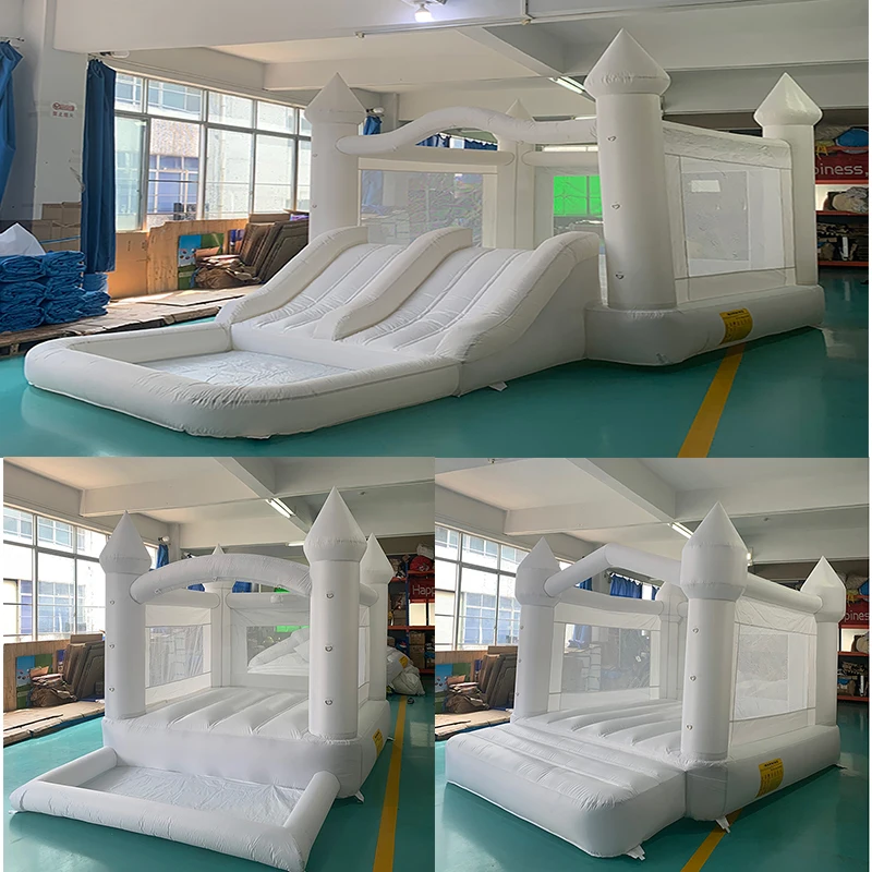 YARD White Bounce House Series Inflatable Jumping Castle Bouncy House For Kids With Blower PVC Nylon
