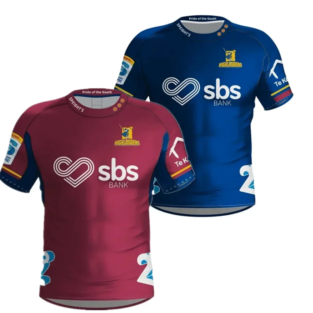 Highlanders Home / Away Super Rugby Jersey Shorts Mens Size:S-5XL（Print Name Number） rugby jersey