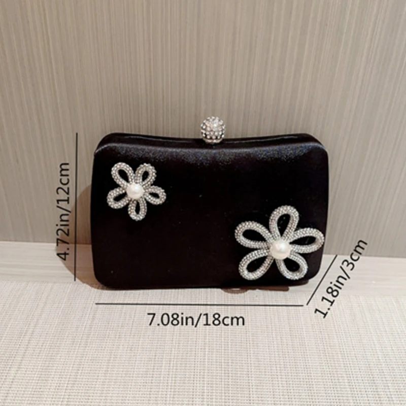 Modern Evening Bag Stylish Shoulder Clutch Purse Ladies Prom Party Handbag E74B