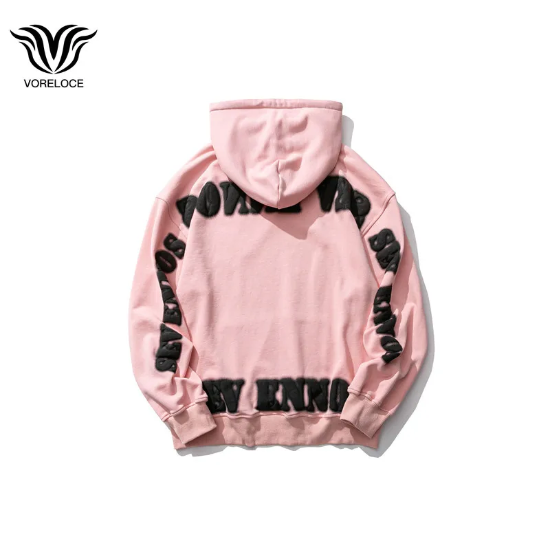 

Autumn brand foam printing college style couple loose hoodie Harajuku trend high street hip hop men and women y2k pullovers