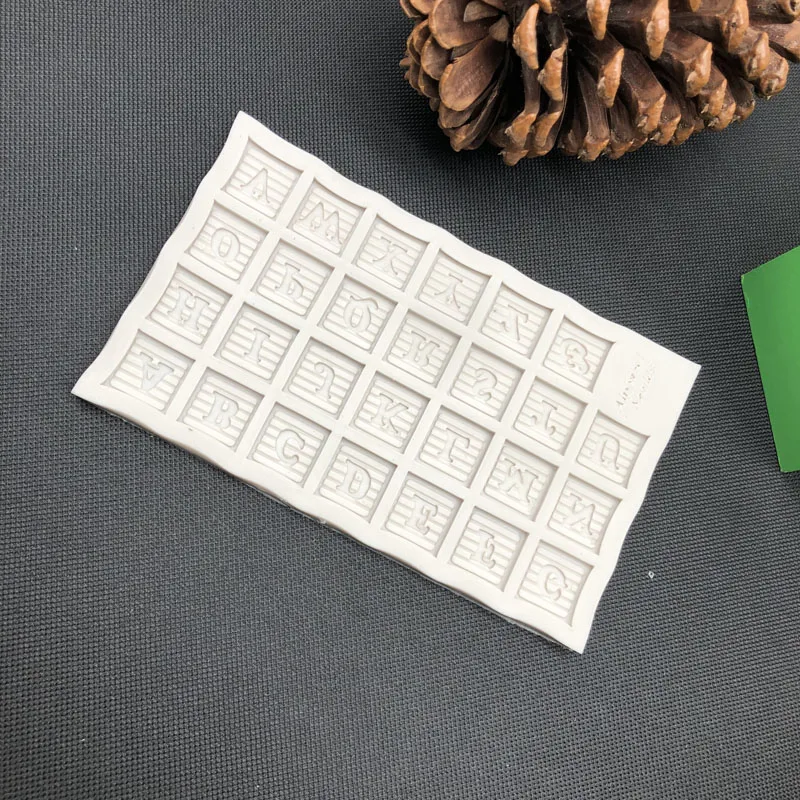 

Letters Alphabet Silicone Biscuit Cake Molds Fondant Cookie Mousse Chocolate Mold DIY Cake Decoration