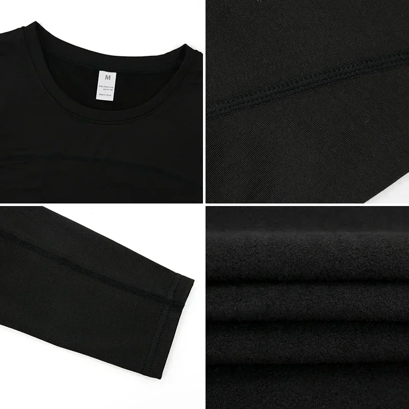 

Suit Clothes Velvet Winter Intimate Thermal Sets Ladies Women Thermo Elastic For Long Sexy Lingerie Johns Underwear Warm