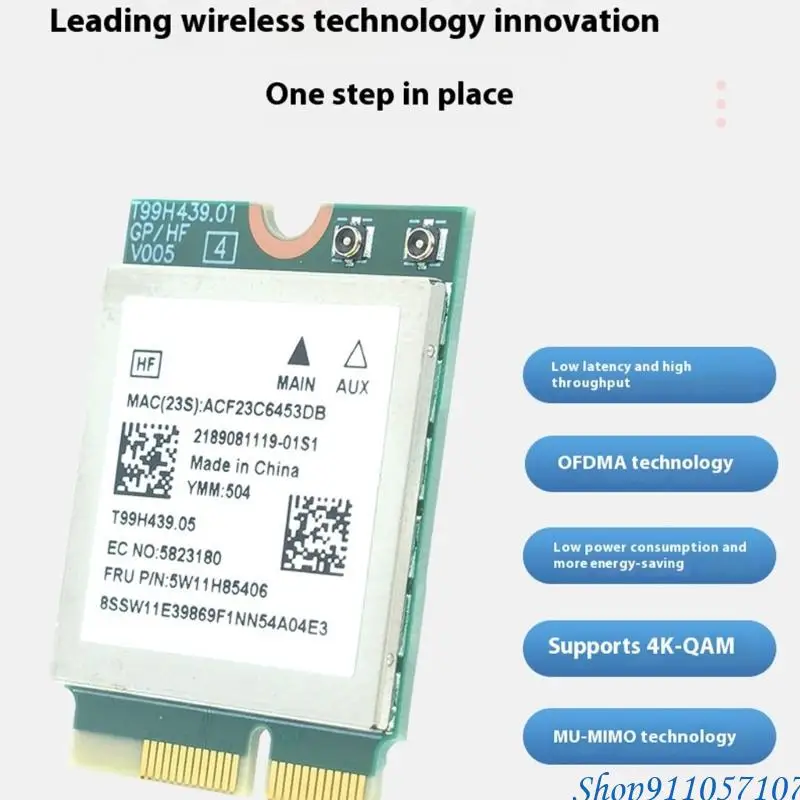 203B MT7927 전문 무선 어댑터 6GHz 삼중 대역 320MHz 채널 WiFi7