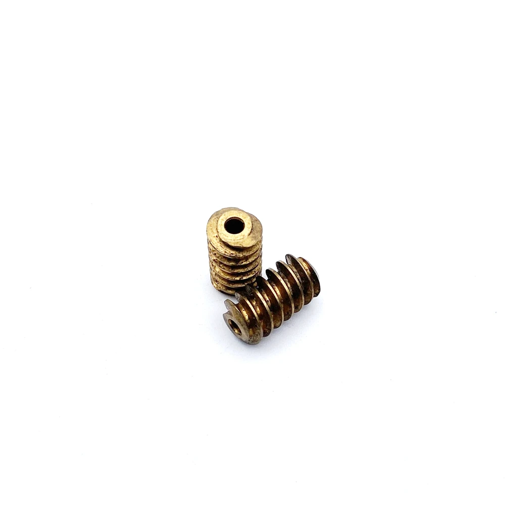 10mm Copper Worm Gear 3.17MM DIY Motor Spindle Reduction Parts