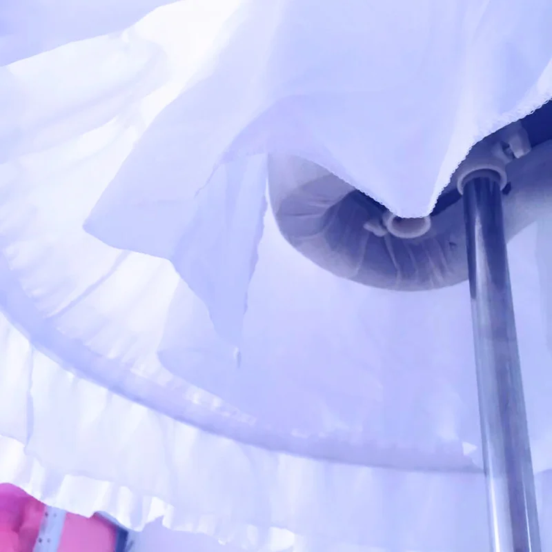 Wedding Dress Skirt Bridal Dress lolita Cloud Double Steel Lotus Leaf Adult Fish Bones Lolita Pleated Daily
