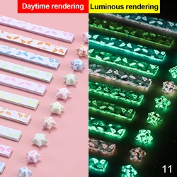 Luminous Origami Stars Paper - 210 Sheets in 10 Vibrant Colors for DIY Arts and Craft Projects (11)
