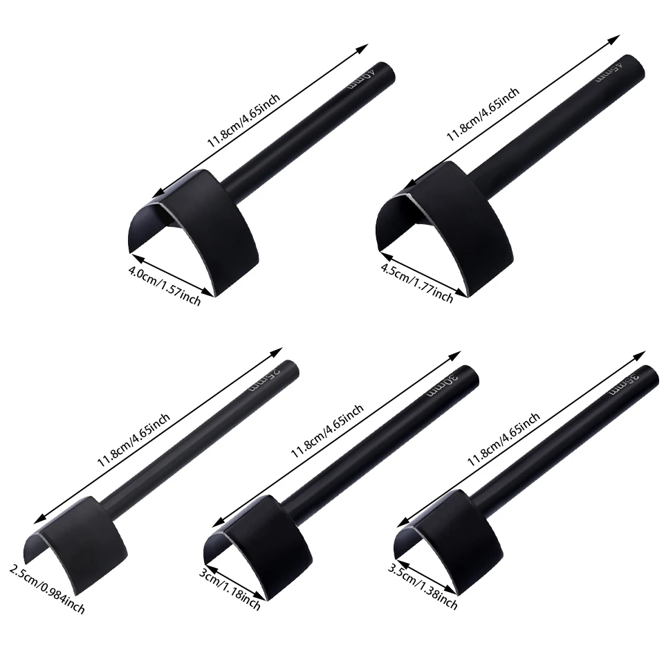 1PC 25mm-45mm V-Shaped Leather Cuttting Tool Punch Cutter DIY Leather Craft Tools V Shape Cutter Punching for Belt Wallet