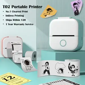 Phomemo T02 Mini-imprimante de poche thermique sans fil