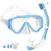 HB Children's Diving Mask Children Full Face HD Anti Fog Diving Mask Underwater Diving Mask Set Kids Swimming Snorkel Equipment 1